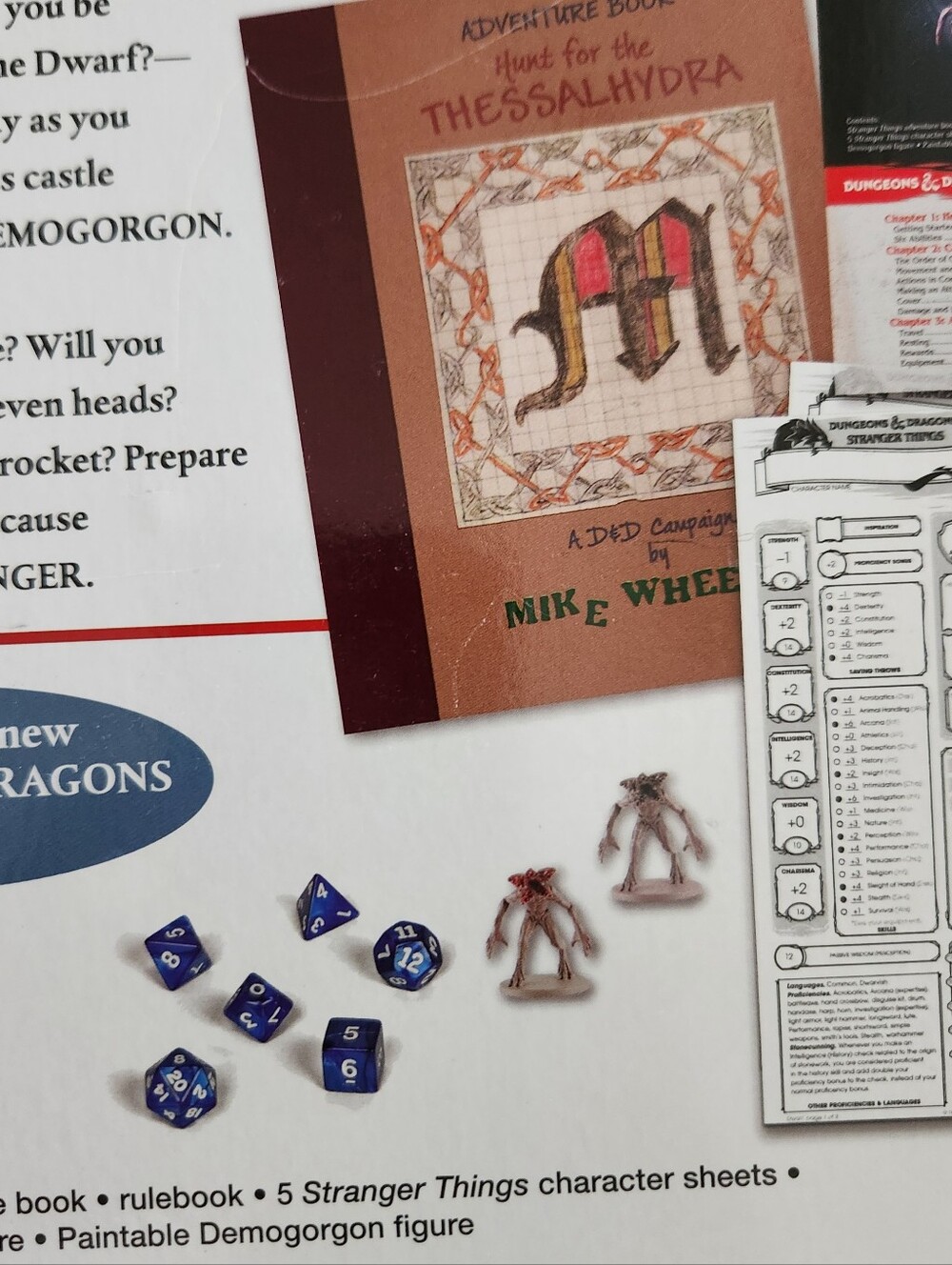 Dungeons & Dragons Stranger Things Starter Set Demogorgon Hasbro E3702 RPG - Picture 7 of 8